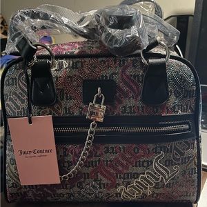 Brand New Juicy Couture Handbag With Silver Hardware